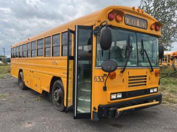  Salvage Blue Bird School Bus