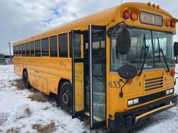  Salvage Blue Bird School Bus