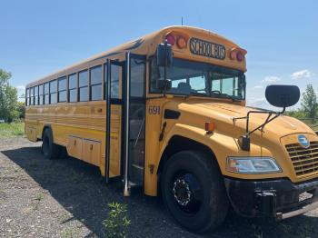  Salvage Blue Bird School Bus