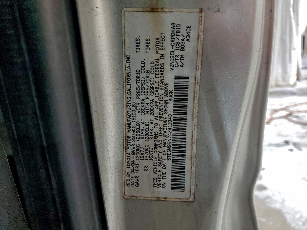 Toyota Tacoma Xtracab Prerunner Image 10