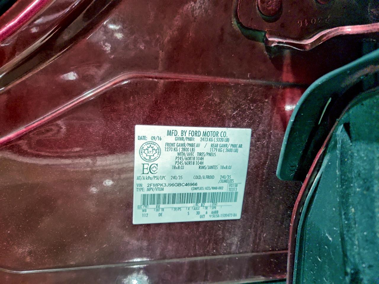 Ford Edge Sel Image 10