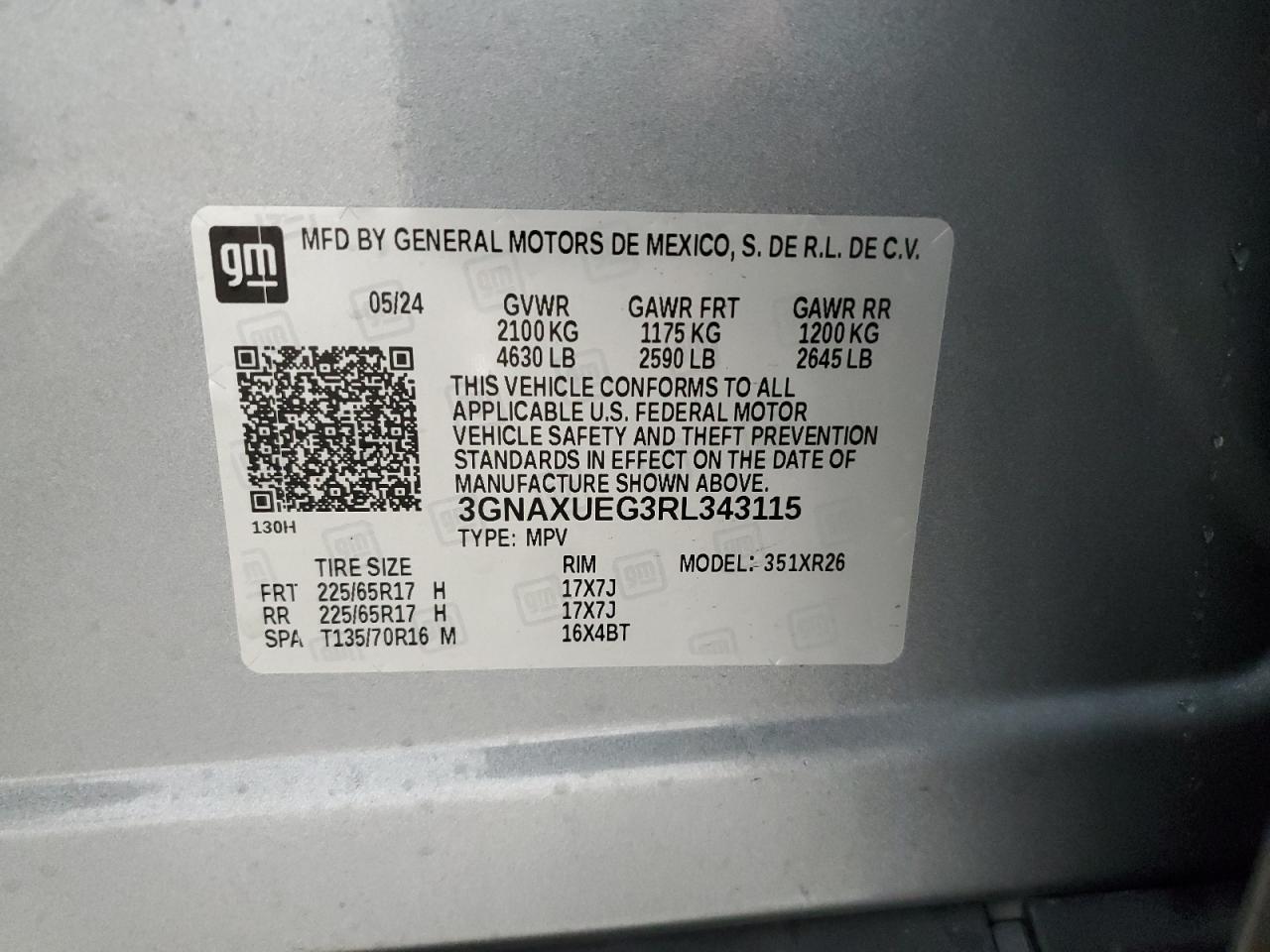 Chevrolet Equinox Lt Image 10