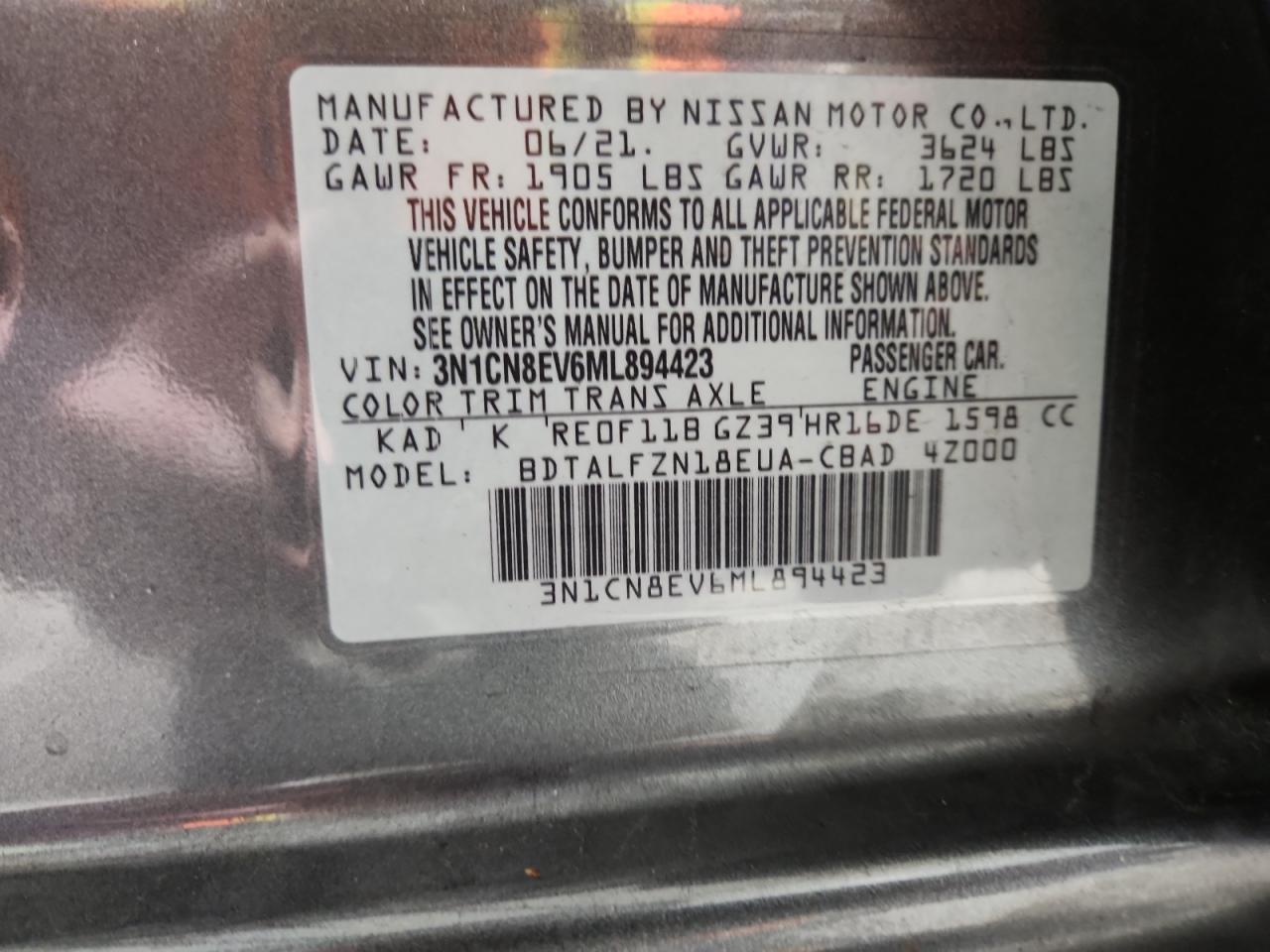 Nissan Versa Sv Image 10