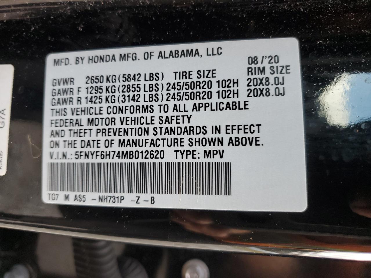 Honda Pilot Black Image 11