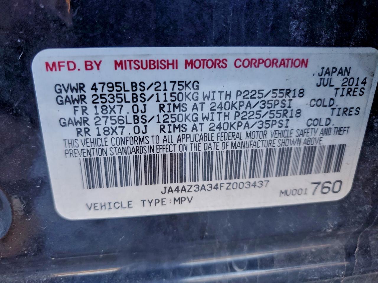 Mitsubishi Outlander Se Image 7