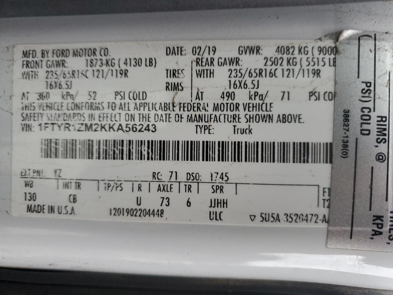 Ford Transit T-250 Image 9