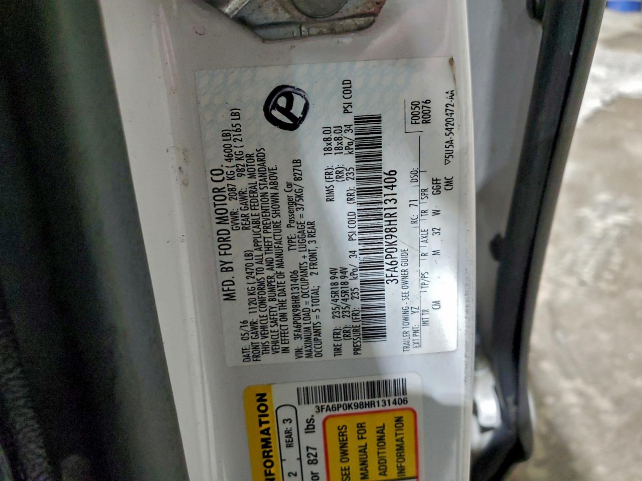 Ford Fusion Titanium Image 9