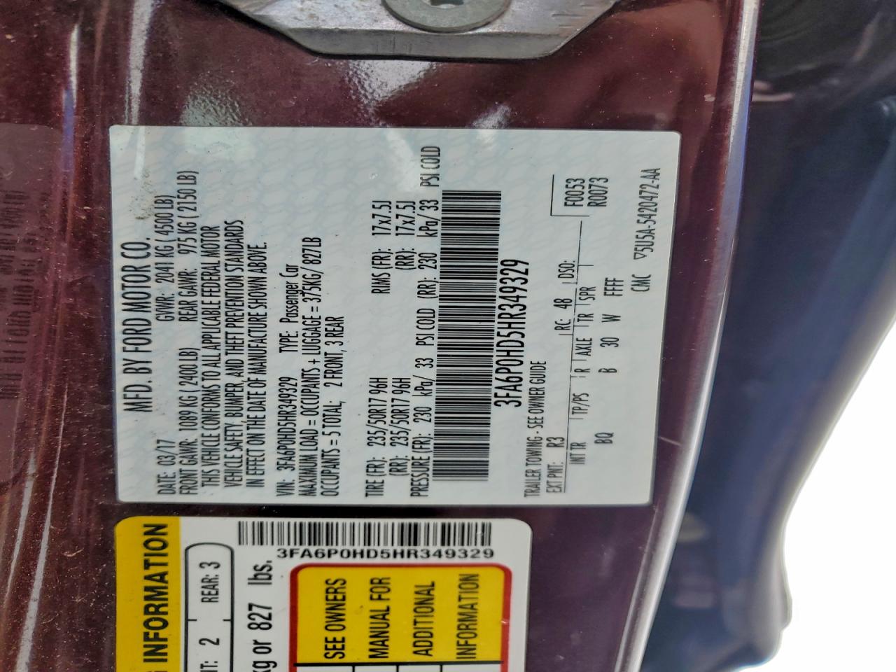 Ford Fusion Se Image 8