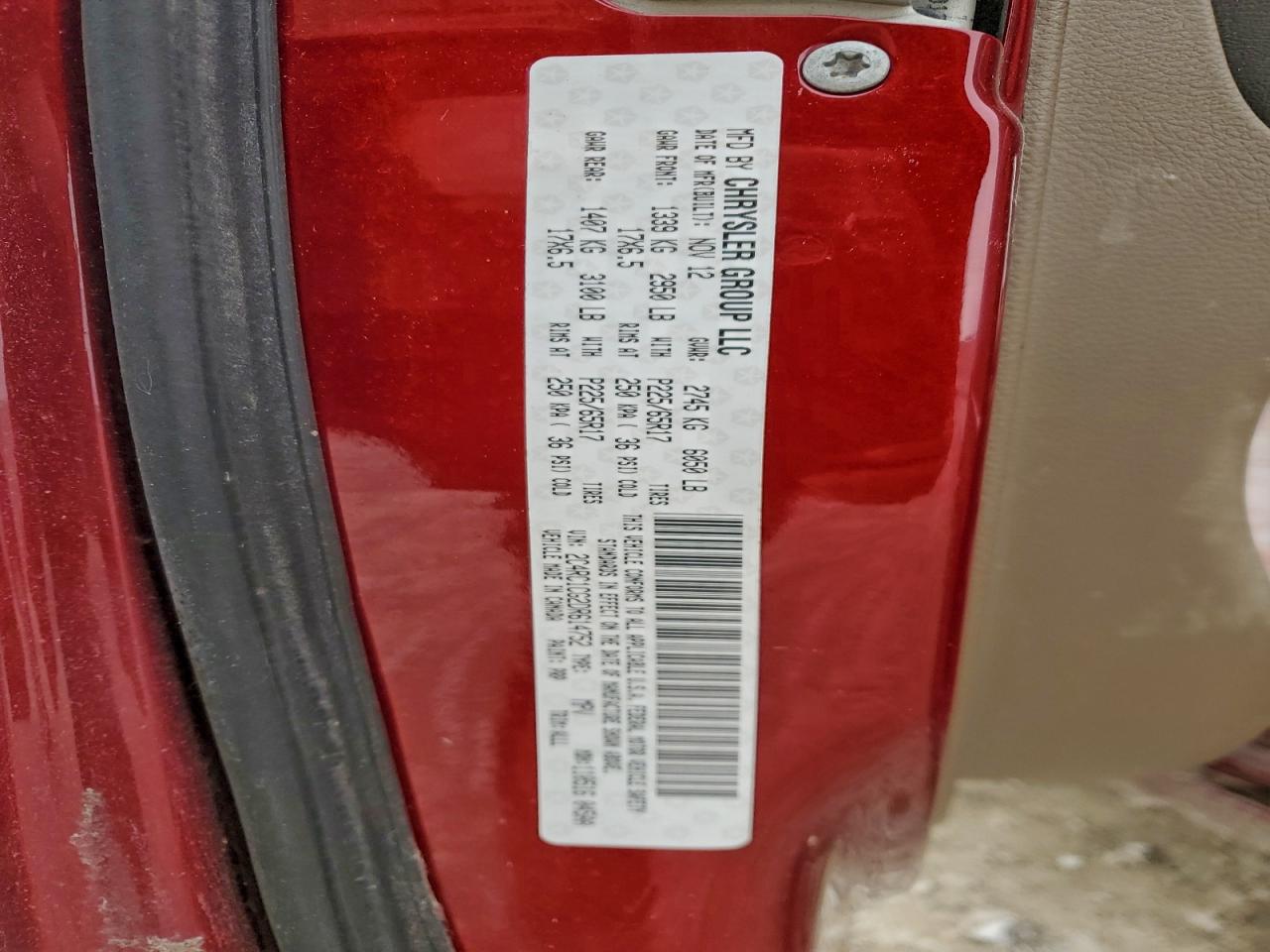 Chrysler Minivan Touring L Image 12