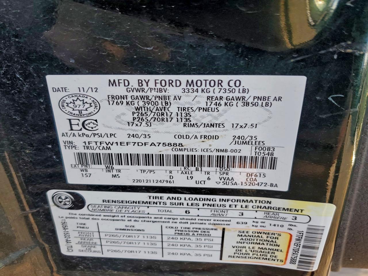 Ford F-150 Supercrew Image 8