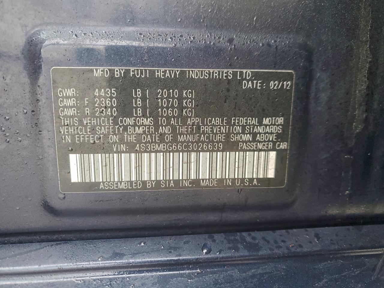 Subaru Legacy 2.5i Premium Image 10