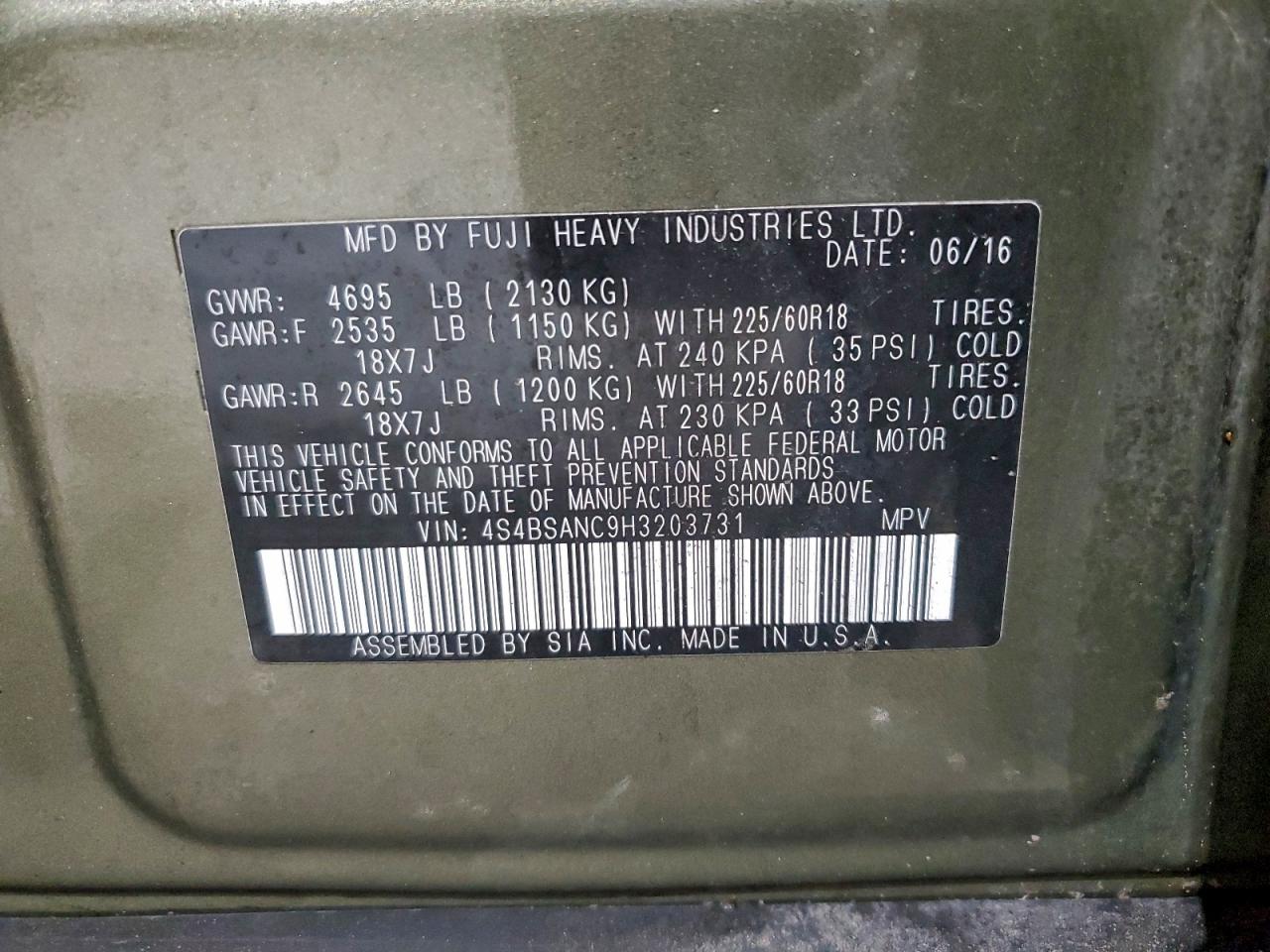 Subaru Outback 2.5i Limited Image 2