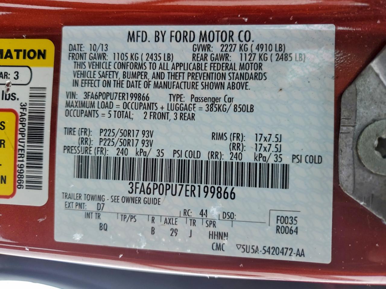 Ford Fusion Se Phev Image 8