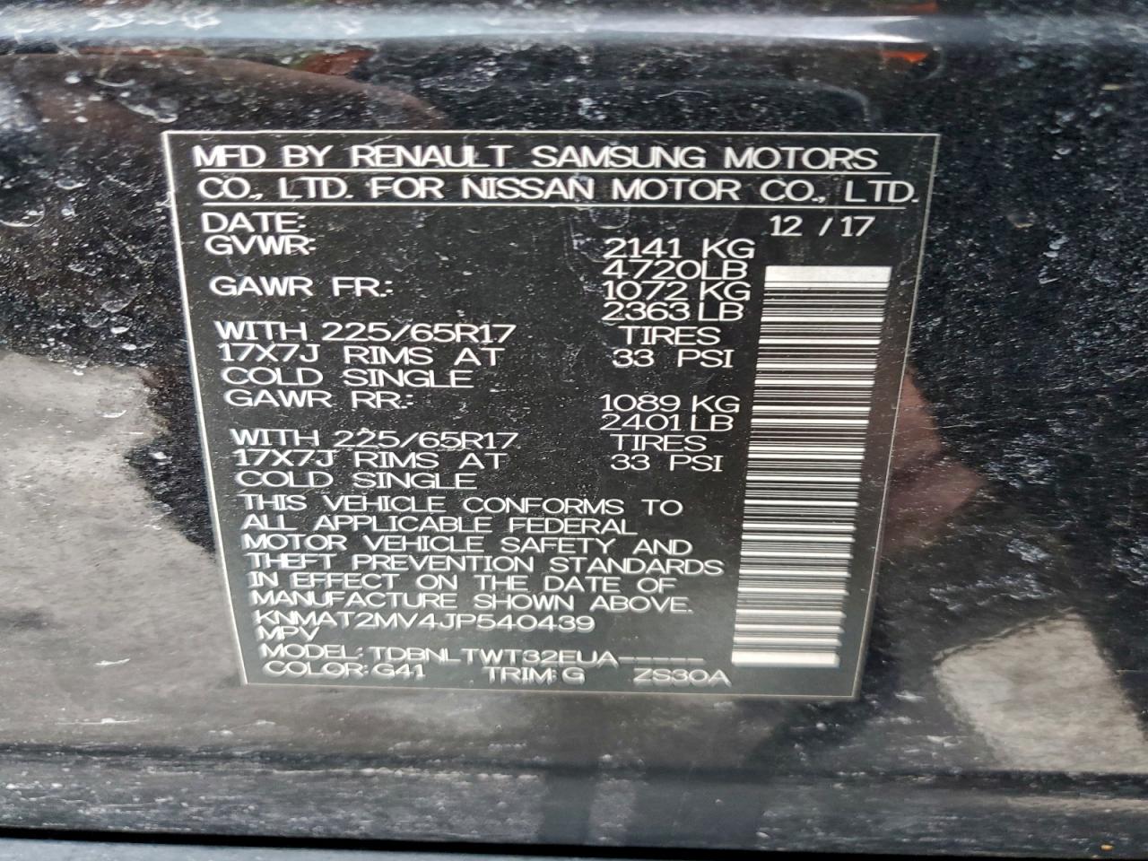 Nissan Rogue S Image 7