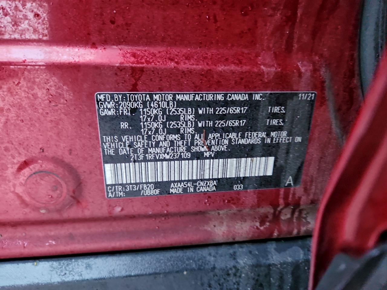 Toyota RAV4 Le Image 10